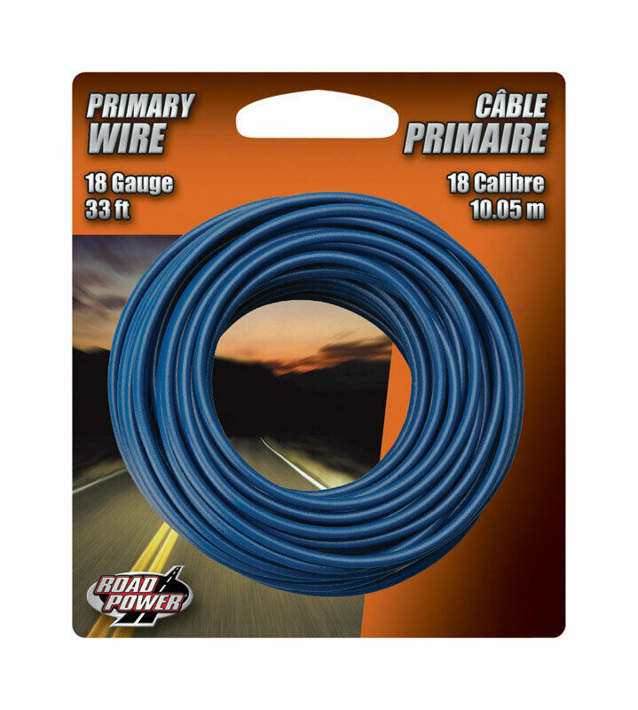 Picture of Southwire 265419 18 Gauge Stranded Primary Wire, Blue - 33 ft.