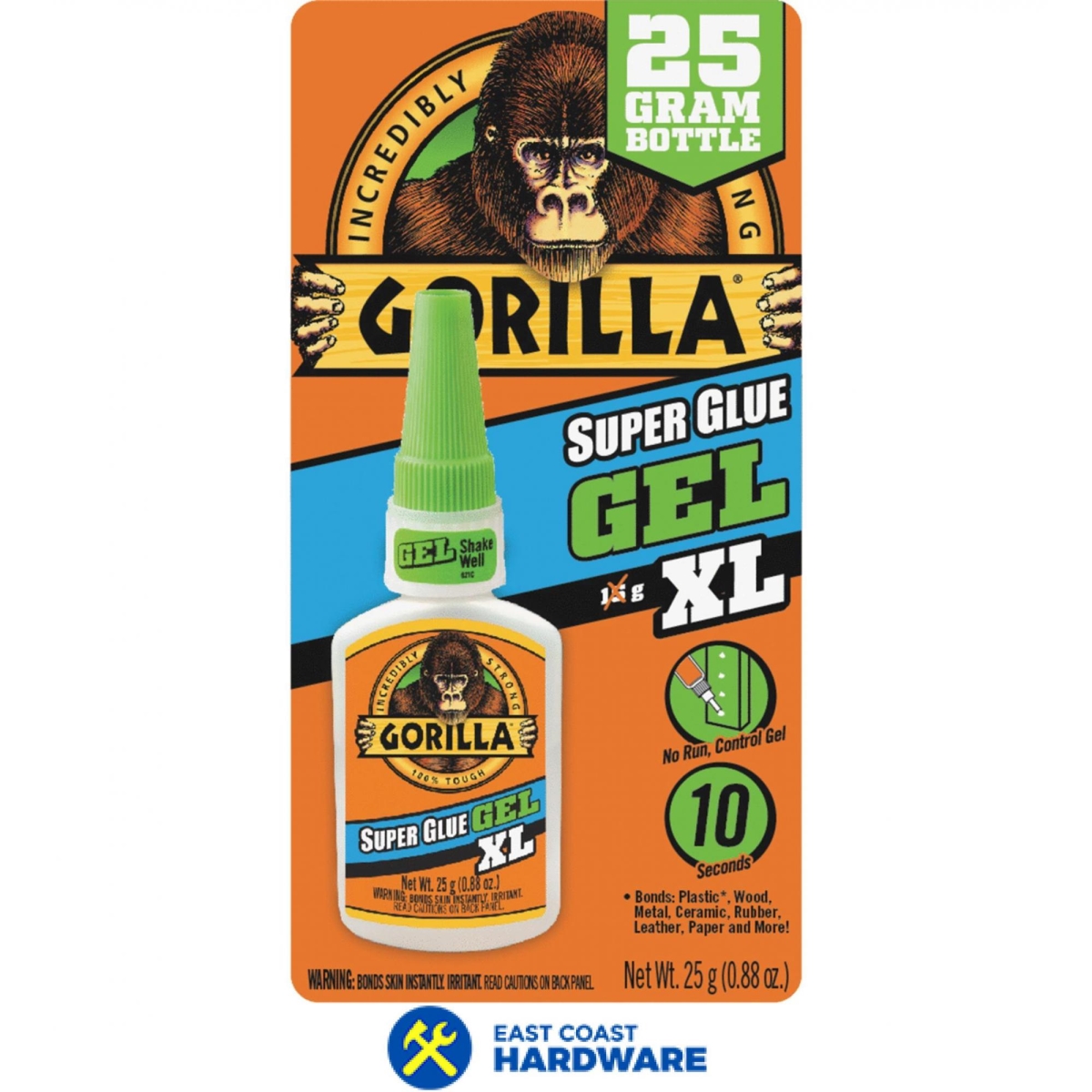 25g Super Glue Gel, Clear - Extra Large