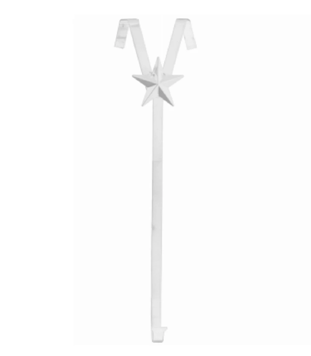 Swing Wreath Christmas Hanger, White