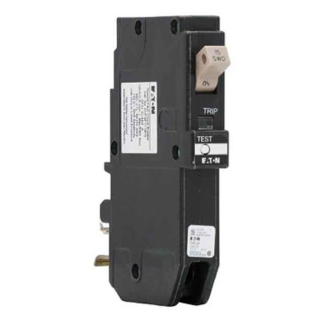 Picture of Eaton 265031 15 amp Ground Fault Circuit Breaker