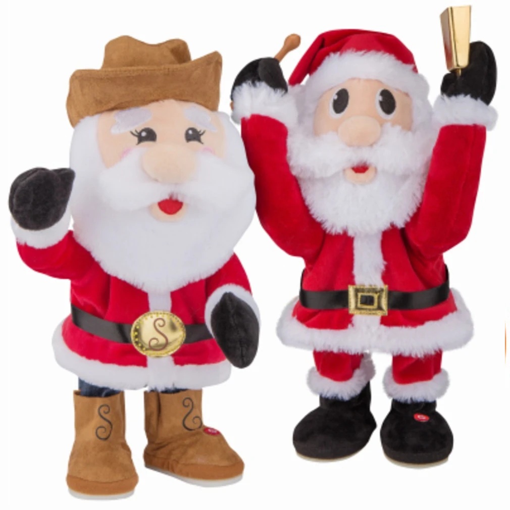 Picture of Gemmy Industries 266756 Animated Plush Christmas Santa Cowboy - 6 Piece