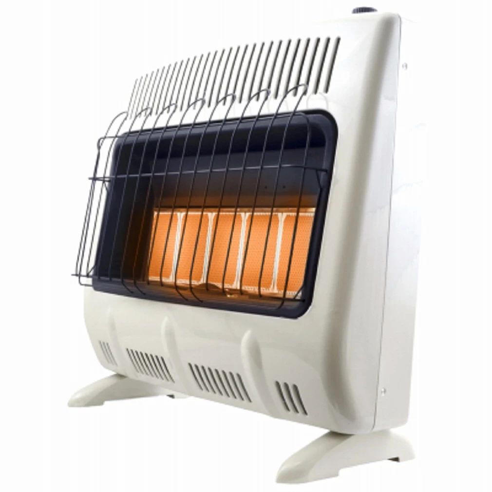 30K Radiant Wall Heater with Thermostat, White