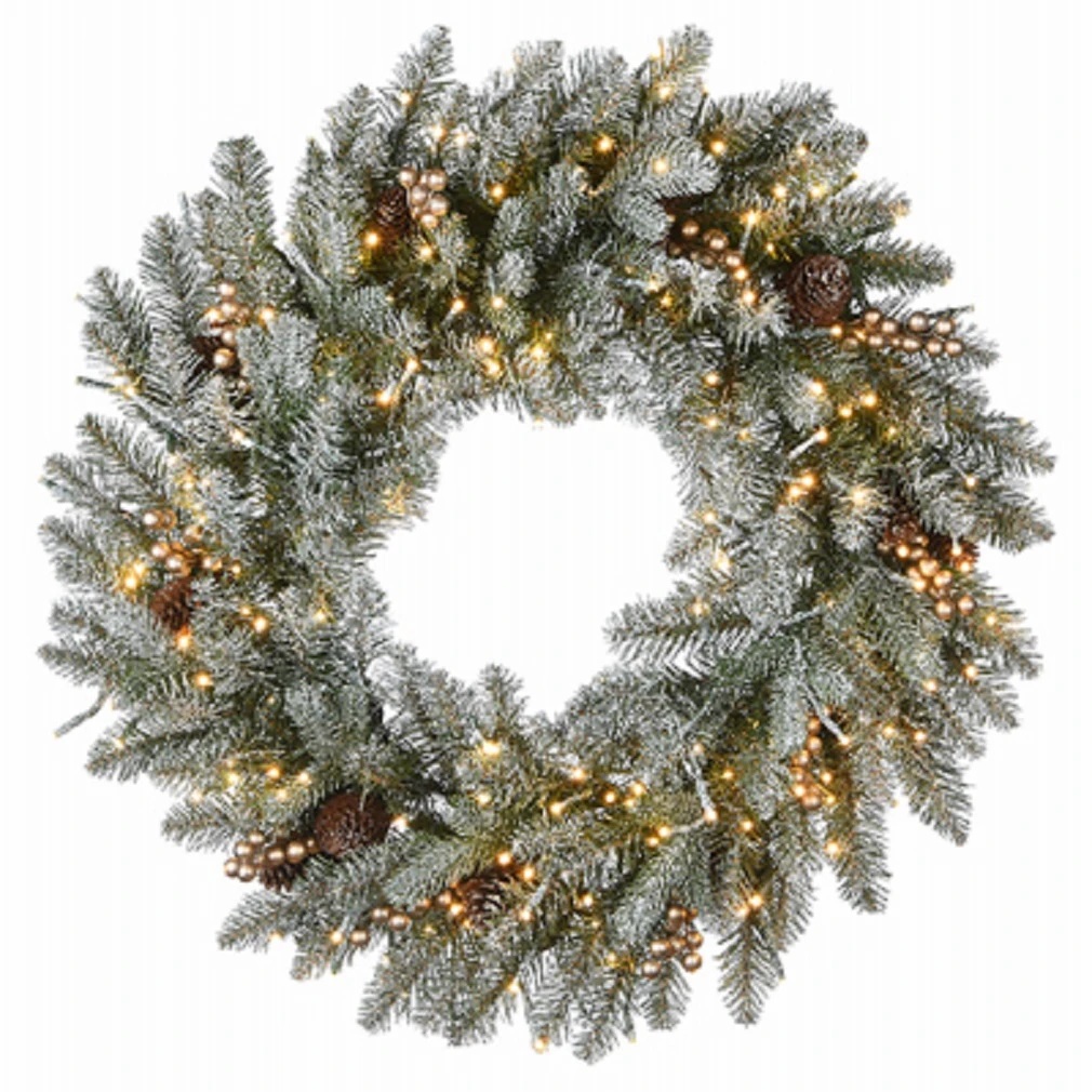 National Tree 266736 30 in. Feel Real Spruce Artificial Wreath -  National Target Company