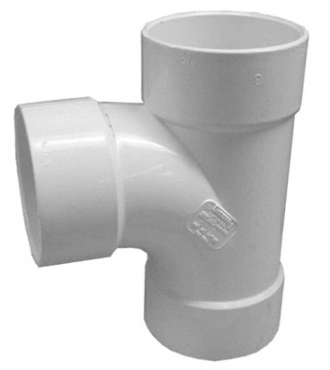 3 in. Hub x Hub x Hub Sewer & Drain Sanitary Tee