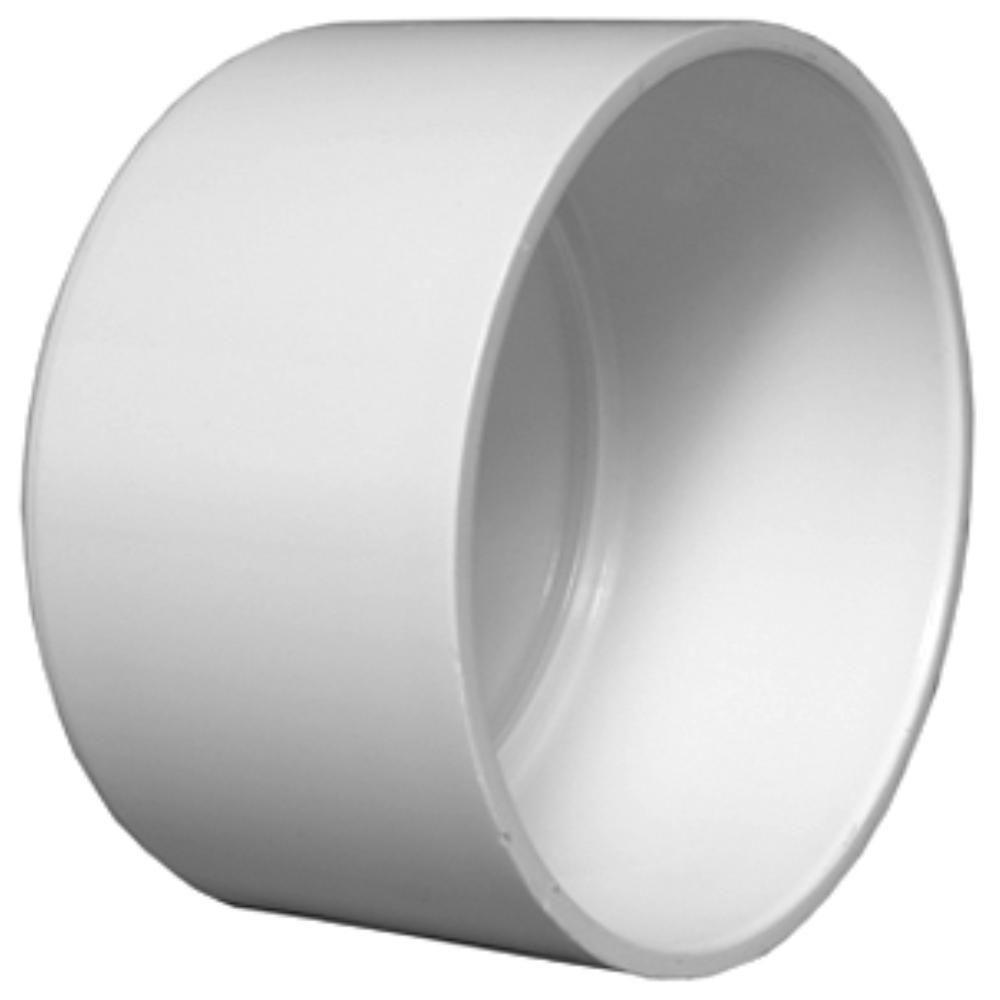 3 in. PVC DWV Cap Schedule 30, White