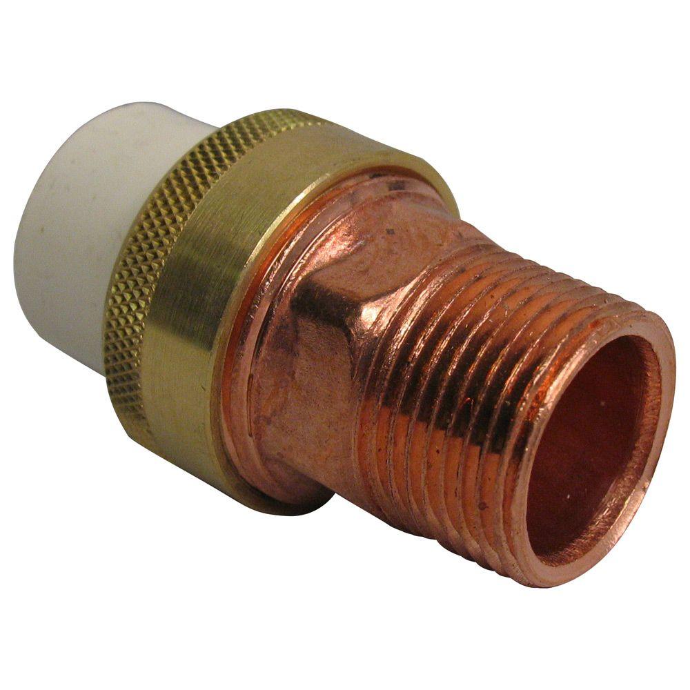 123790 0.75 in. CPVC Male Iron Pipe Transition Union