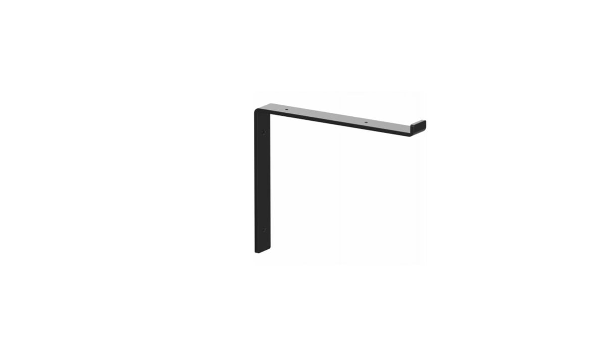 12 in. Black Shelf Bracket