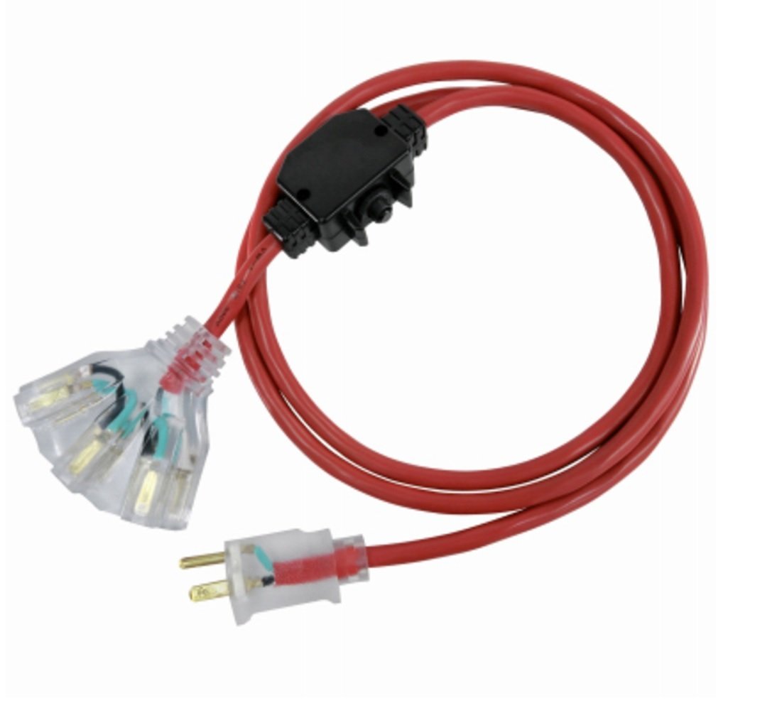269125 Master Electrician 50 ft. Outdoor Cord, Red
