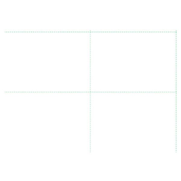 4 Up Blank Indoor Sign Stock - Pack of 50