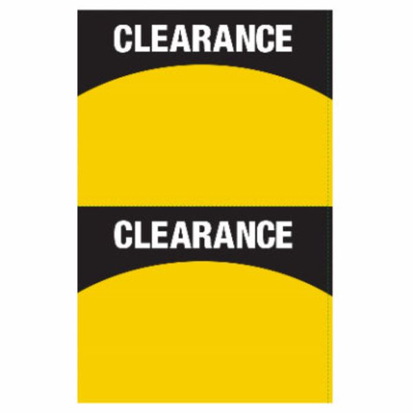 269602 2 Up Clearance Indoor Sign Stock - Pack of 50