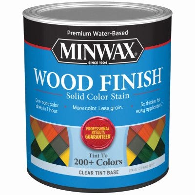 Picture of Minwax 271548 1 qt. Water-Based Wood Finish Stain&#44; Solid