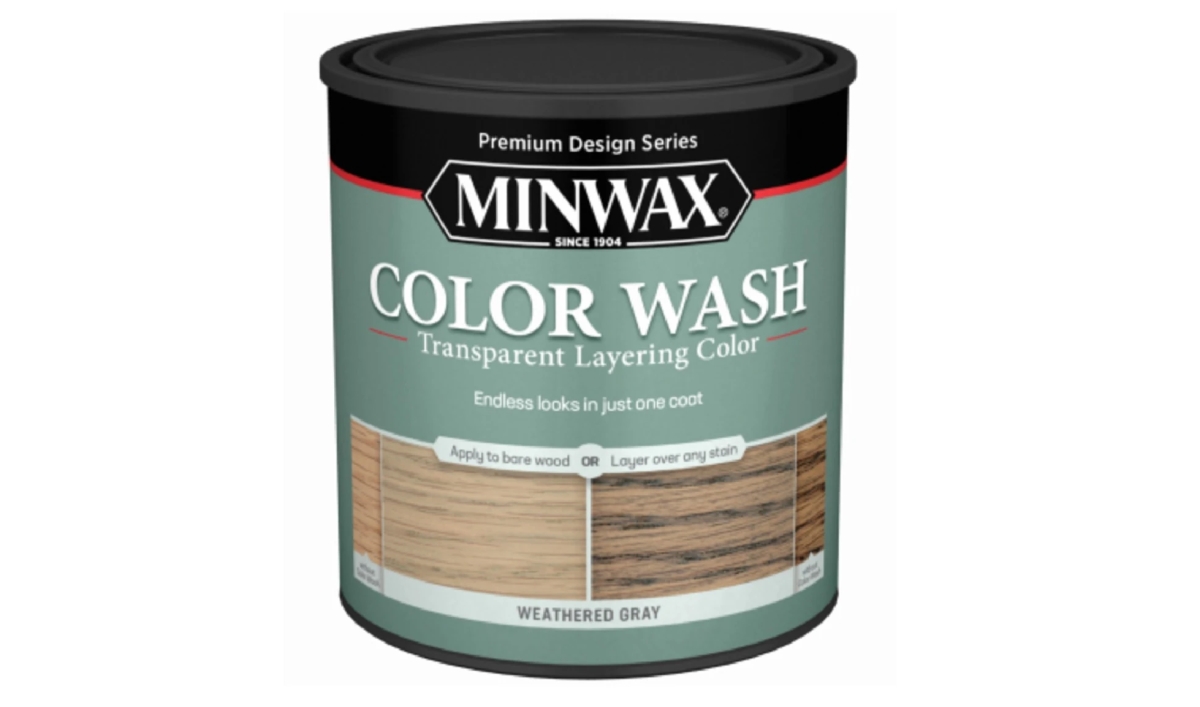 Picture of Minwax 271549 1 qt. Wash Interior Wood Stain&#44; Gray