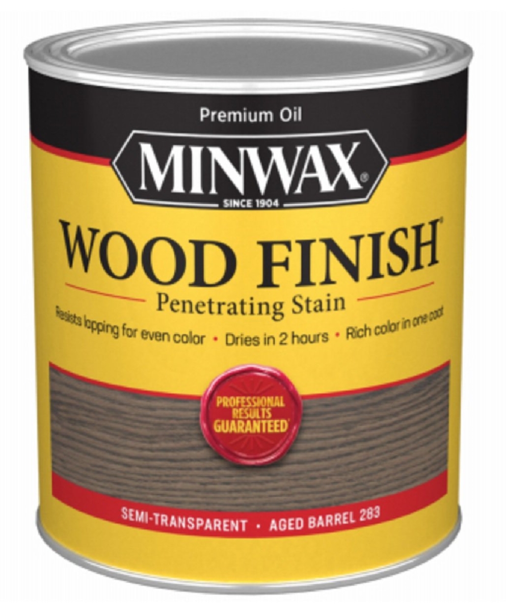 1 Qt Minwax 70105 Aged Barrel Wood Finish Penetrating Oil-Based Wood Stain