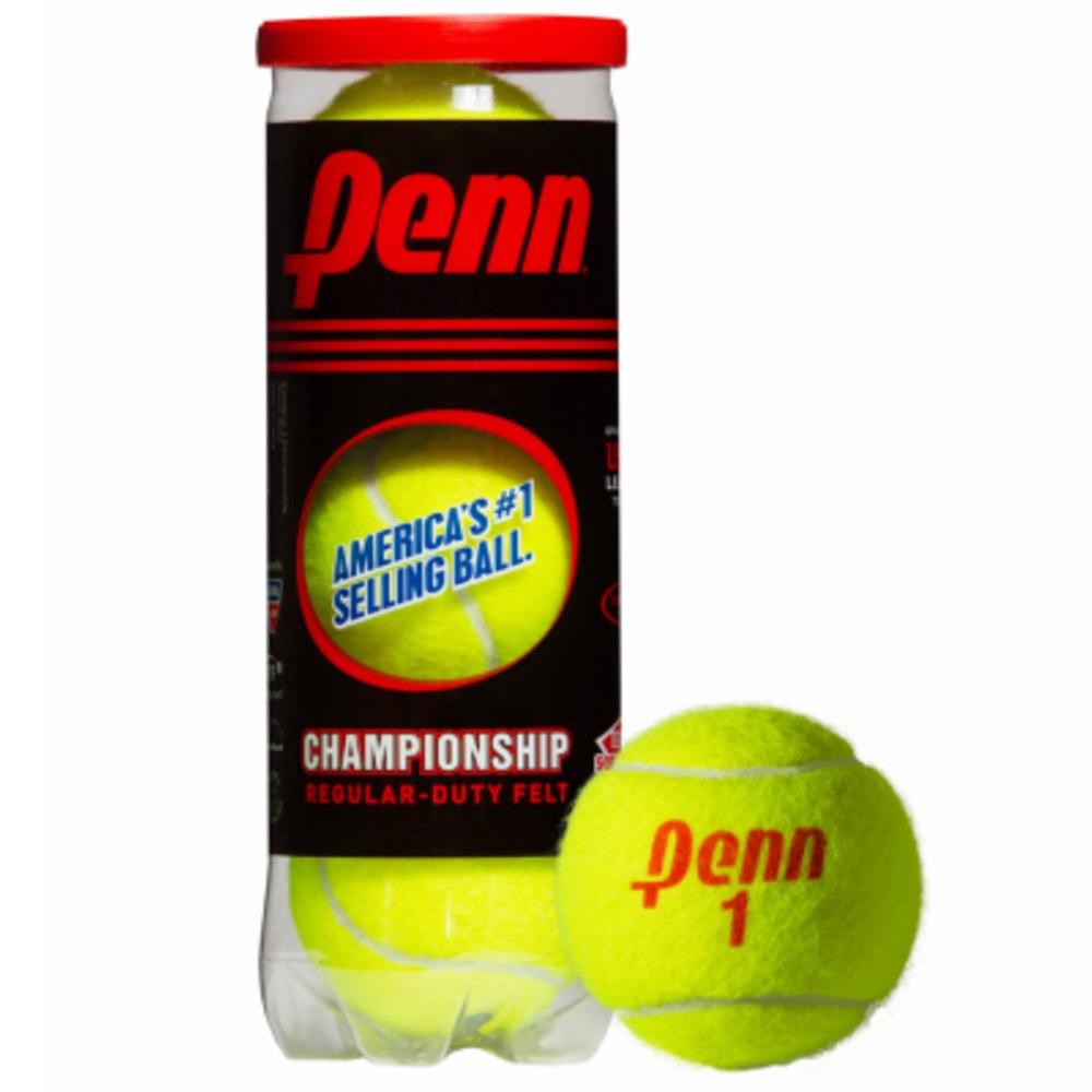 Picture of Head Penn Racquet Sports 270857 Championship Penn Tennis Balls&#44; Yellow - Pack of 3