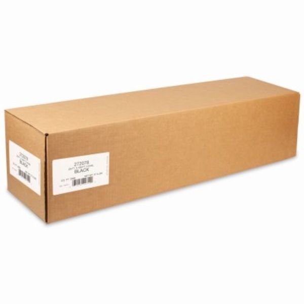 20 in. x 100 ft. 6 ml Plastic Polyethylene Film, Black