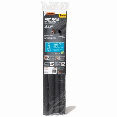 3 ft. Pipe Foam Insulation - Pack of 4