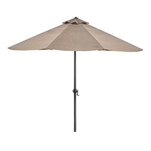 J & J Global   9 ft. Steel Taupe Umbrella