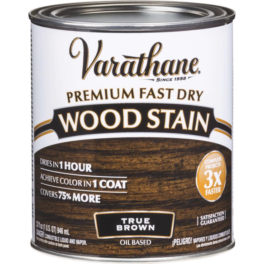 271596 Quart True Brown Woood Stain