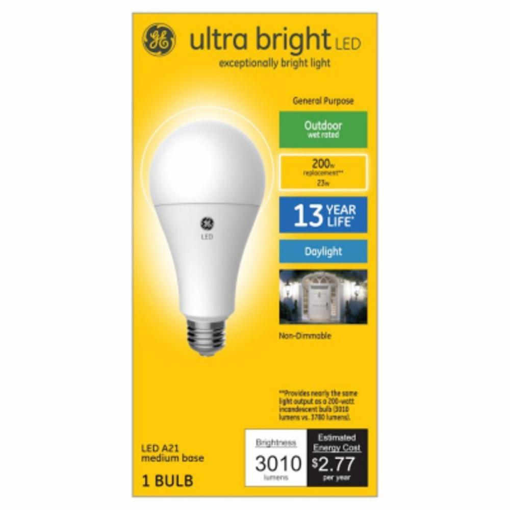 23W Ultra Bright LED Light Bulb - A21 DL