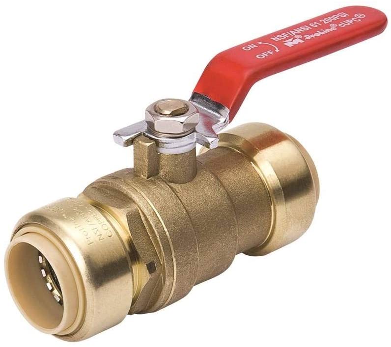 1 in. Push on Ball Valve