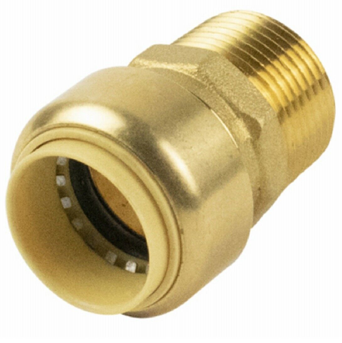 B&K Proline Push to Connect 1/2 in. PTC X 1/2 in. D MPT Brass Adapter