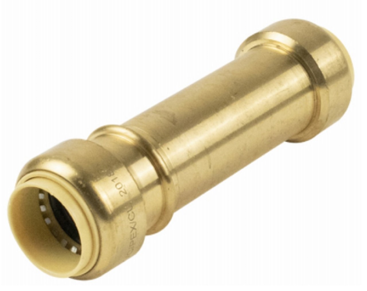 Proline Push to Connect 1/2 in. PTC X 1/2 in. D PTC Brass Repair Coupling