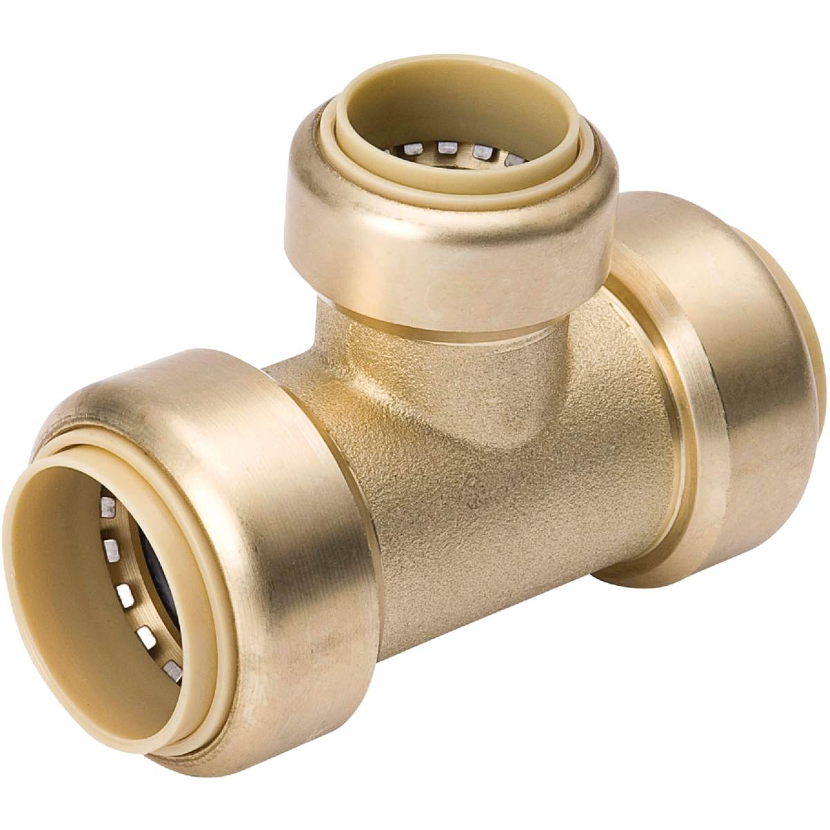 B&K Proline Push to Connect 3/4 in. PTC X 3/4 in. D PTC Brass Reducing Tee