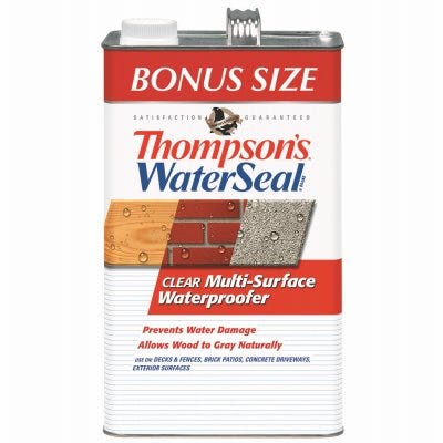 Picture of Thompsons Waterseal 273854 1.2 gal Multi-Surface Water Sealer&#44; Clear & Bonus Size