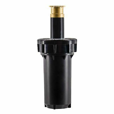 273795 2 in. Pressure Regulated Pop Up Spray Head Sprinkler with Brass Center Strip Pattern Twin Spray Nozzle