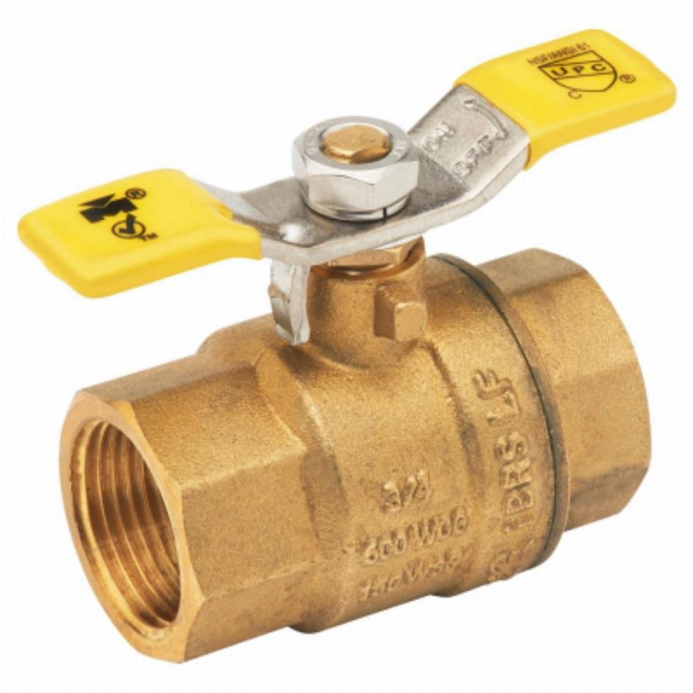 0.50 in. Brass T-Handle Ball Valve