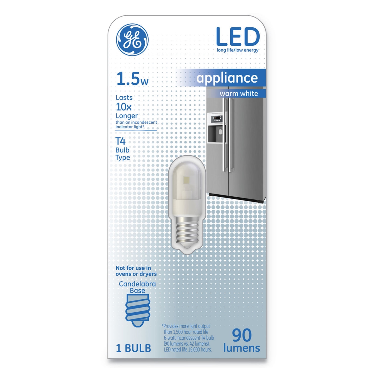 15W Replacement LED Light Bulb, Warm White - Specialty T4