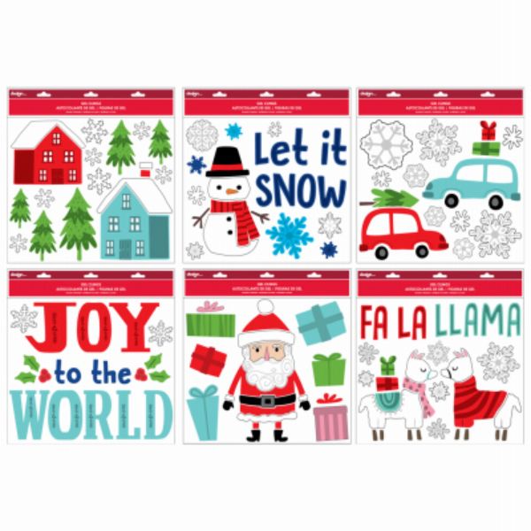 Picture of IG Design Group Americas 274727 11.5 x 12 in. True Value Xmas Gel Clings, Large