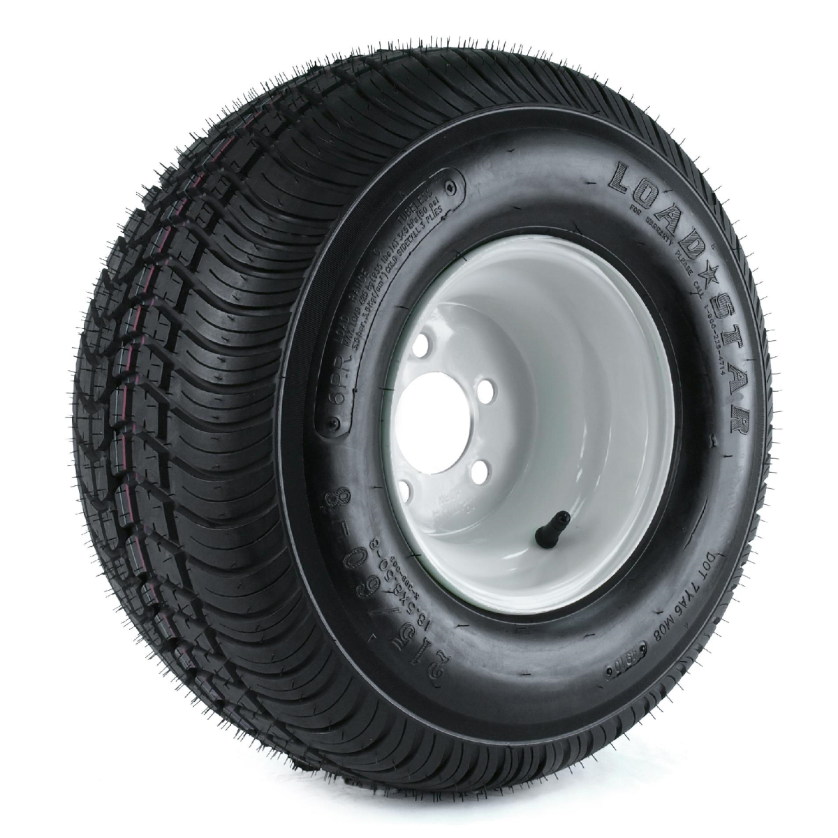 Picture of Martin Wheel 274451 18 x 850-8 Load Range C 5-Hole Trailer Tire & Wheel Assembly&#44; Rust