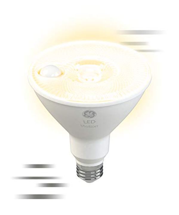 Picture of GE Lighting 275315 PAR38 LED Plus Motion Sensor Security Light&#44; Warm White