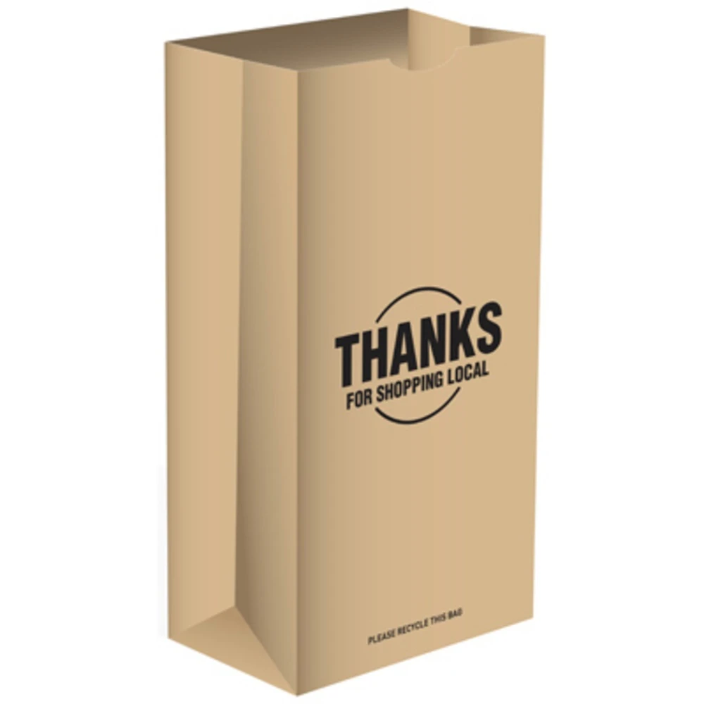 Picture of Ampac Mobile Holdings 274221 20 lbs Short Paper Bag - 500 Per Pack