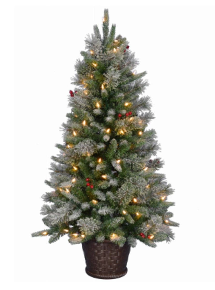 274689 4 ft. Wellsbury Porch Christmas Tree -  POLYGROUP TRADING