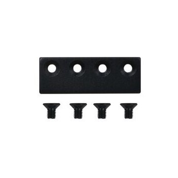 275508 Slide Door Hardware Adaptor, Matte Black