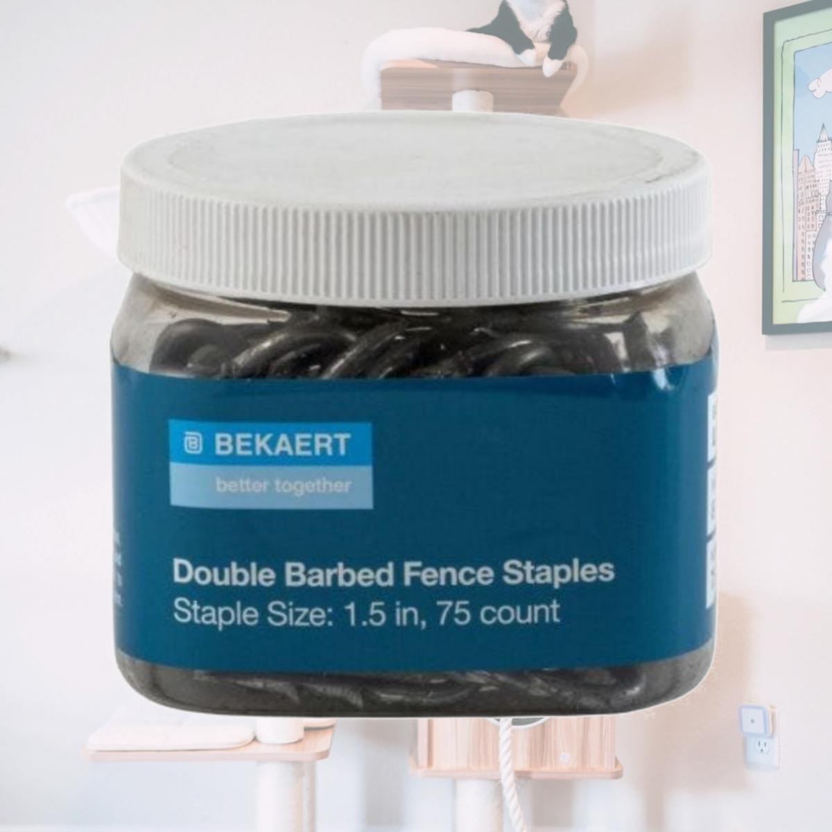 Picture of Bekaert 274769 1.5 in. Fence Staples Bezinal Coating, 8 Gauge - 75 Count