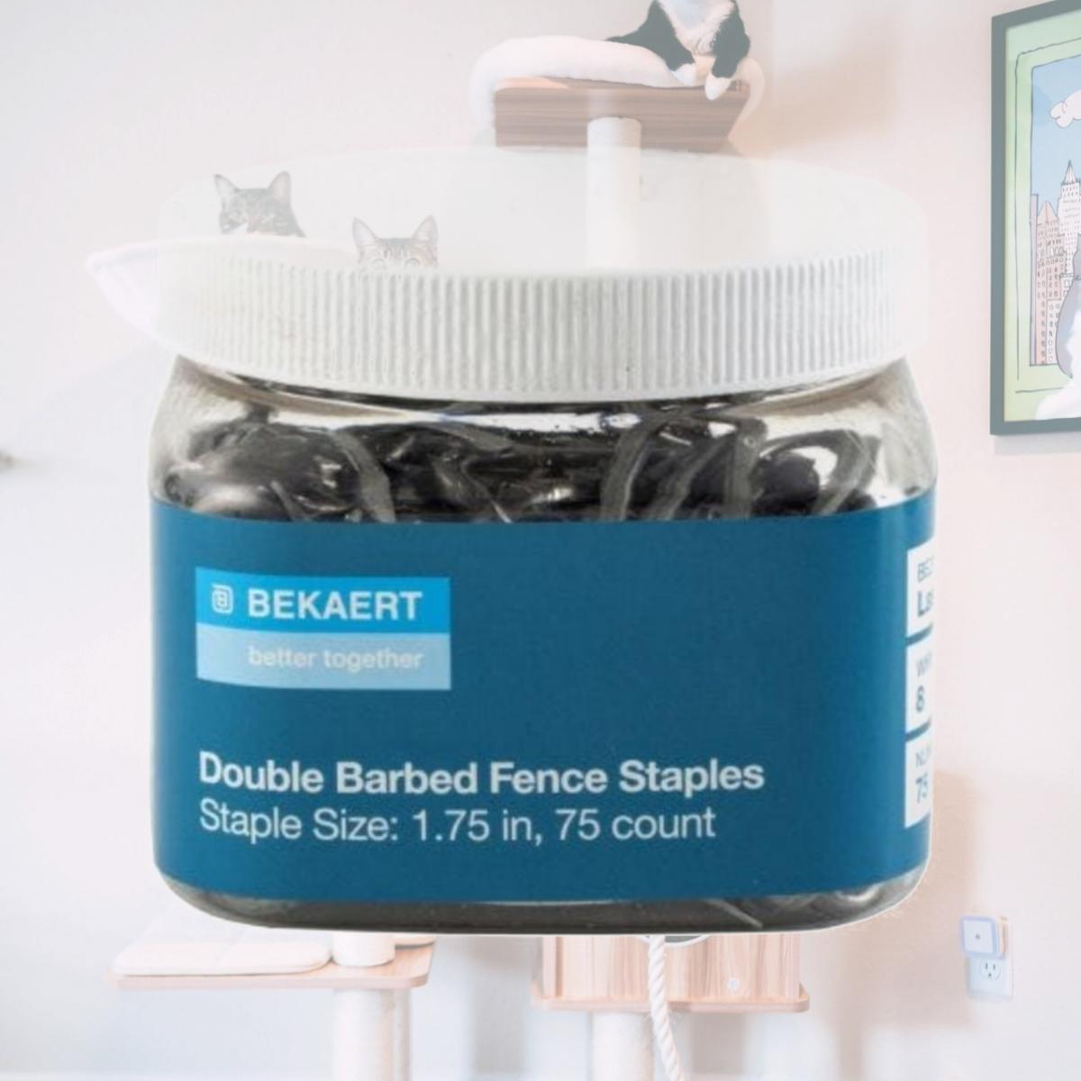 Picture of Bekaert 274770 1.75 in. Fence Staples Bezinal Coating, 8 8 Gauge - 75 Count