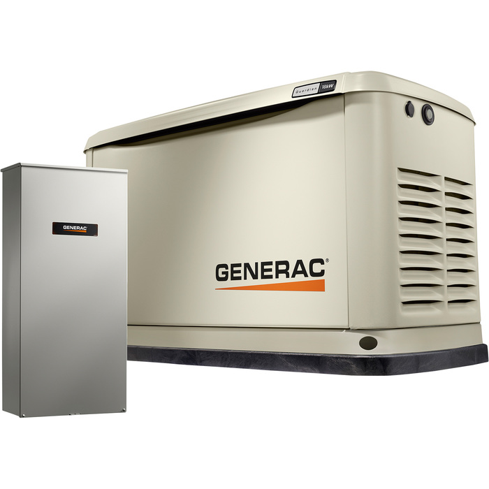 Picture of Generac 274623 Air-Cooled Home Standby 18 - 17kW Generator&#44; Aluminum