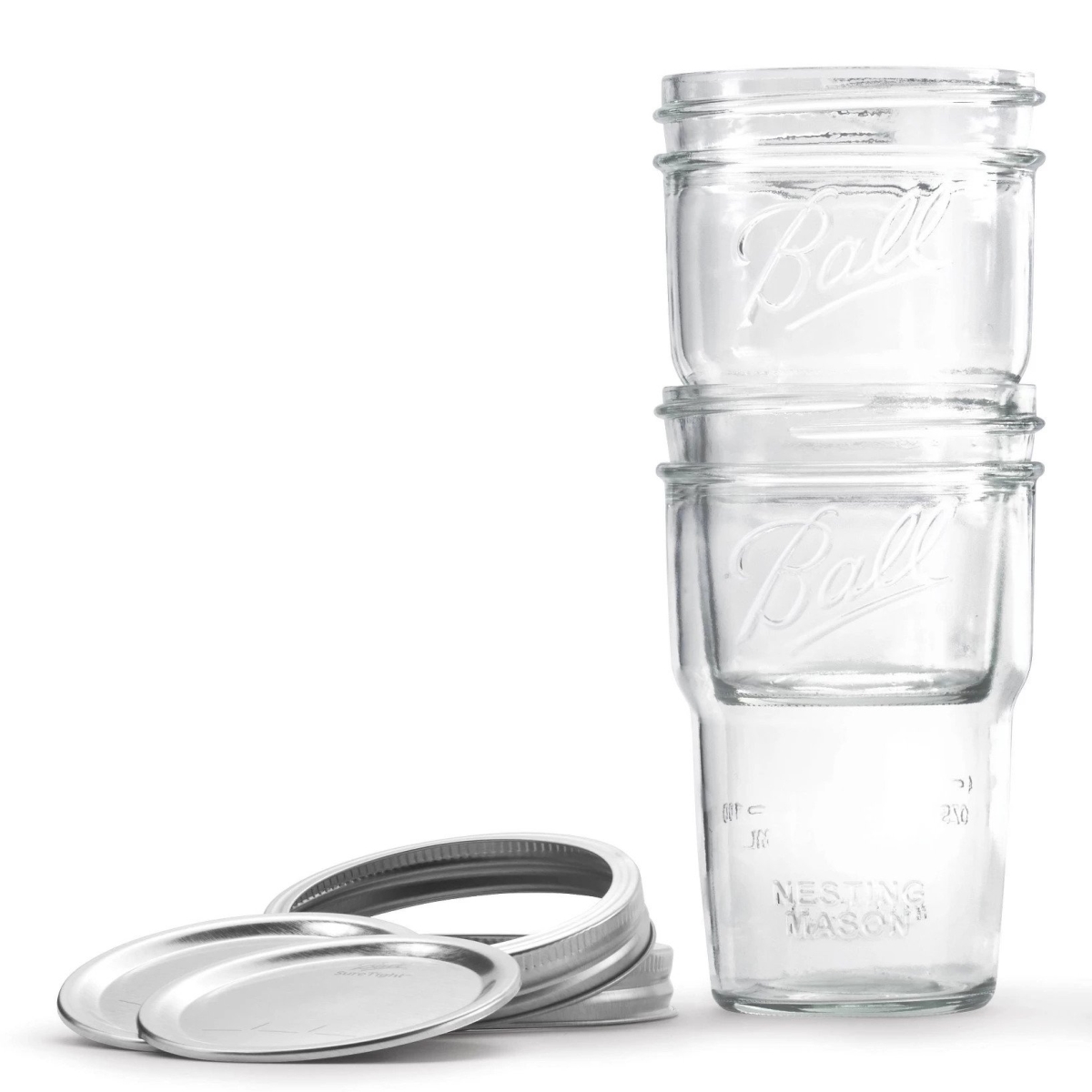 Picture of Ball 100136 Nesting Pint Jars - Pack of 4