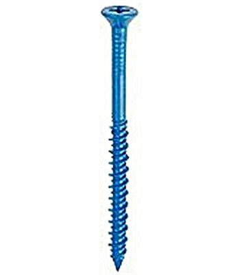 0.25 x 4 in. Concrete Phillips Flat Head Screw Anchor - Pack of 25
