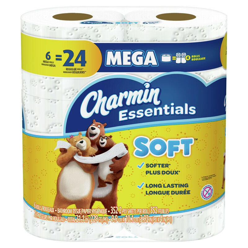 Picture of Procter & Gamble 100060 Charmin Soft Tissue - Pack of 6