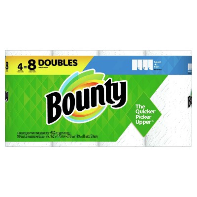 100061 4 Double Rolls Select-A-Size Paper Towels, White - 4 Count