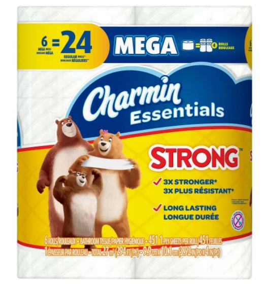 100066 Charmin 6MR Stron Tissue