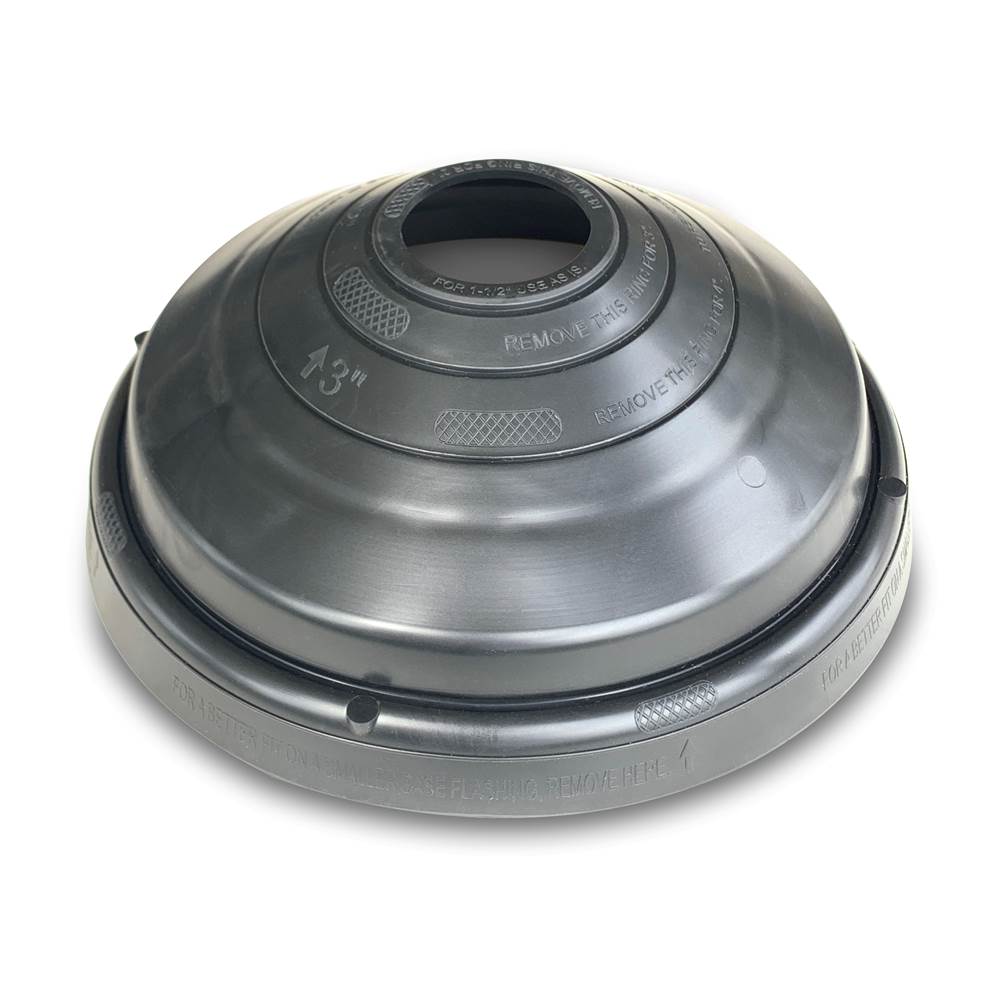 100627 4-in-1 Rain Collar for 1.25, 2, 3, & 4 in. Pipe