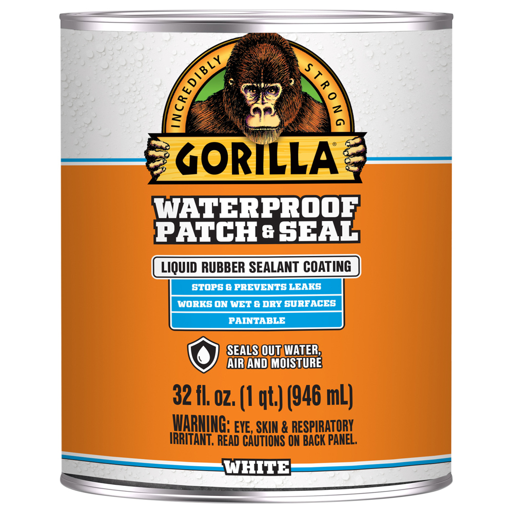 100719 32 oz Waterproof Patch & Seal Liquid Sealant, White