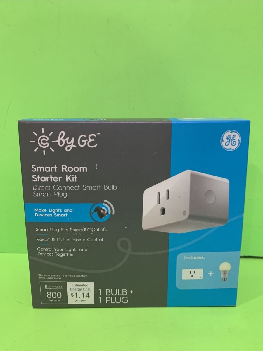 Picture of GE Lighting 100715 9.5W A19 LED Bulb Cync Smart Plug