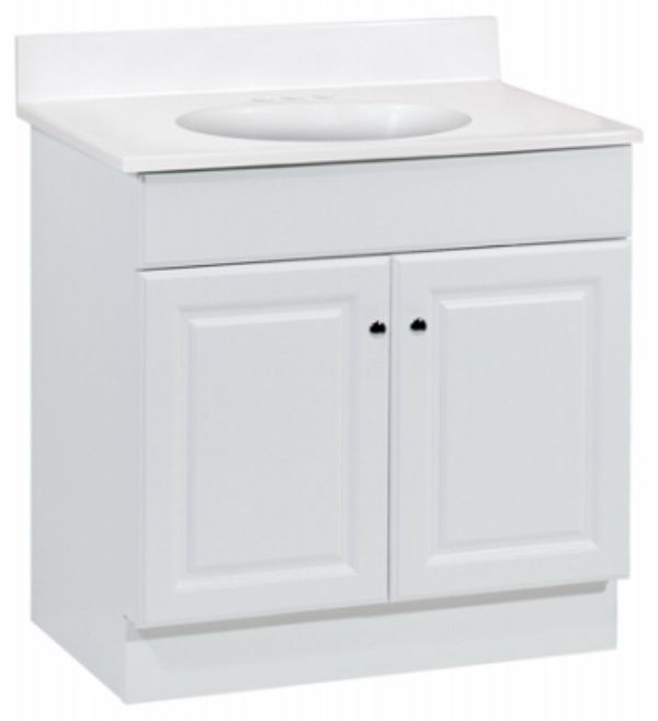 30 in. White Combo Vanity