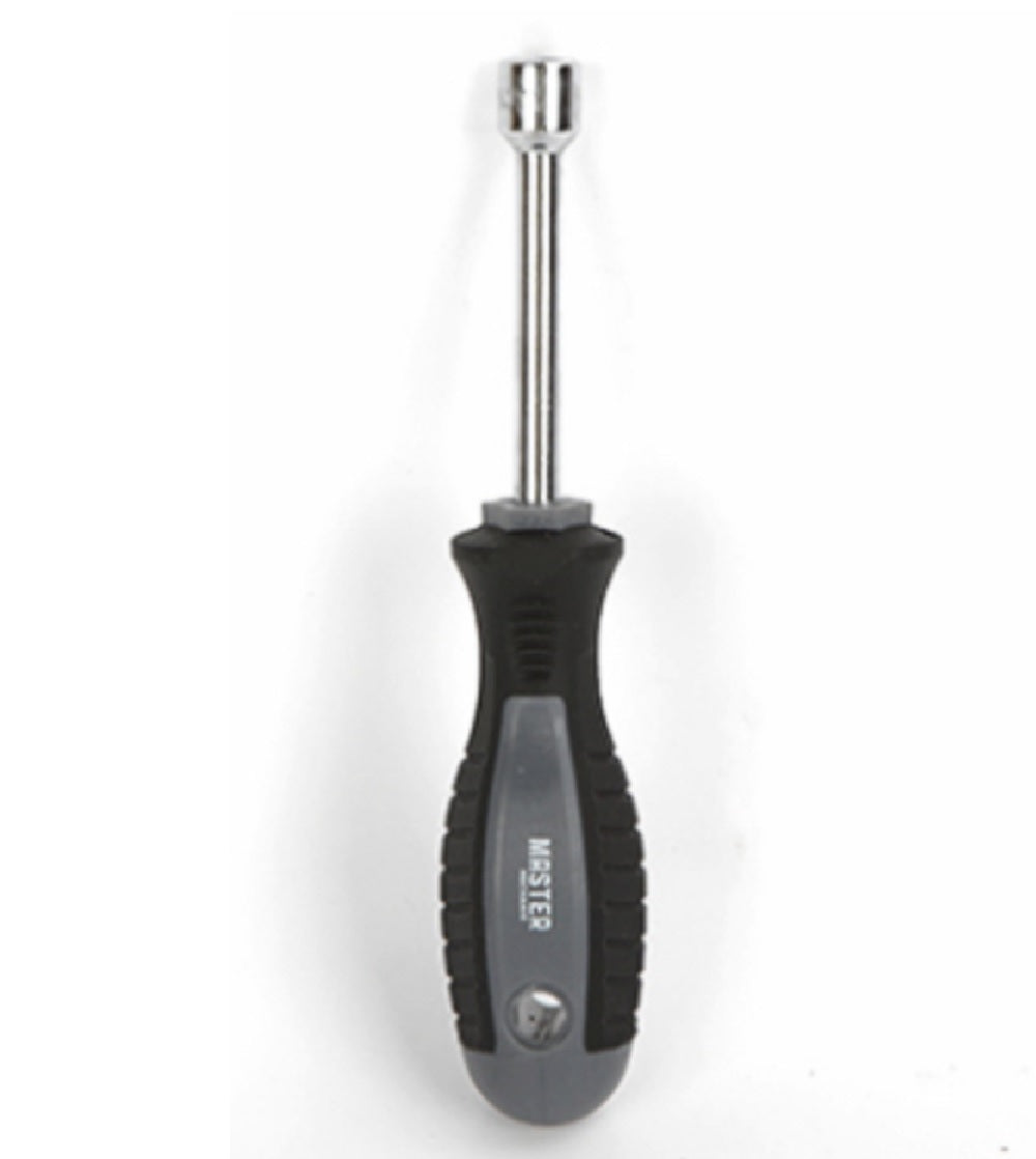 8 mm Metric Nut Driver with TPR Handle, Chrome Plated